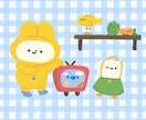 商用OK！ポップなLINEスタンプ絵文字制作します LINEスタンプやグッズ展開を見据えたオリジナルスタンプ制作 イメージ2