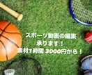 スポーツ動画の編集を承ります スポーツ動画の点数間のカット作業、点数、カウントの挿入。 イメージ1