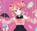 ネット活動に必要なイラストを制作します 高クオリティ！万人ウケ良し◎ご活動を応援します イメージ2