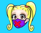 Twitter等で使えるシンプルなアイコン描きます あなたの雰囲気にあわせたシンプル似顔絵を作成します イメージ2