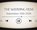 結婚式用Netflix風プロフィール動画作成します おふたりのお人柄がわかるような動画作成 イメージ4