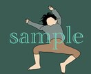 お好きなお写真をシンプルで可愛いイラストにします 最安値★家族や恋人との記念写真を思い出深い一枚に★ イメージ5