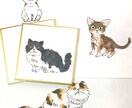 アナログでペットの似顔絵お描きします ミニ色紙(3枚)にアナログでペットの似顔絵お描きします！！ イメージ5