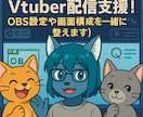 Vtuber配信支援！OBS設定を一緒に整えます Vtuber活動者だからこそ分かる、アドバイスをサポート！ イメージ1