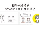 シンプルな似顔絵描きます 名刺・結婚式・SNSにシンプルな似顔絵いかかでしょうか イメージ3