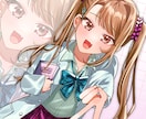 歌ってみたや活動用イラスト制作します サムネイルや一枚絵など幅広く対応します！ イメージ1