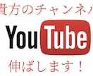 YouTubeを伸ばすお手伝いをします 登録者14800人が貴方のチャンネルを全力でサポートします イメージ1