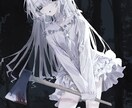 少しダークでかわいい絵を描きます キャラクターデザインも可。修正何回でもOK イメージ6