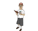 SNSイラストやアイコン、似顔絵などを提供します shopなどのロゴやsns運用アイコンなどにおすすめです イメージ3