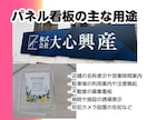 屋外使用OK！サイズフリー！パネル看板製作します お店の“らしさ”をカタチにする、あなた専用の看板を製作します イメージ8
