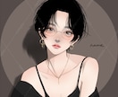 可愛い〜カッコいいまでアイコン/イラスト描きます ヘッダー/配信・動画用一枚絵/表紙・挿絵/立ち絵/プレゼント イメージ4