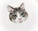 手刺繍であなたのペットを素敵なブローチにします 世界に1つだけのグッズを作りませんか？元デザイナーが制作！ イメージ3