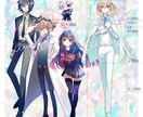 キャラクター立ち絵制作承ります ゲーム・動画等の立ち絵、SDイラスト、一枚絵を描きます イメージ2