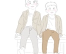 お気に入りの写真をイラストにします 全て指描き！指描きならではのイラストを2児のママが制作！ イメージ8