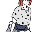 写真からins風似顔絵とシールを描きます SNS、シールにもぴったりおしゃれで可愛いイラスト イメージ1