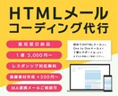 HTMLメールのコーディングをします 基本的なメルマガからMA連携メルマガまで対応可能！ イメージ1