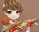 銃を持ったキャラのイラスト描きます FPSやる方必見!お気に入り武器を持ったキャラのイラスト制作 イメージ3