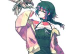 手書き感のある人物イラスト作成します SNSアイコン、立ち絵、MV動画、配信サムネイルなどに イメージ4