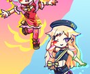 カラフルor透明感ある１枚絵描きます カラフルととぅるとぅるの2つの塗り方で対応可！ イメージ3