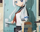 ノスタルジックな雰囲気のイラスト描きます 一枚絵、動画配信、サムネイル、SNS、Vtuberなど イメージ8