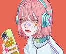 強めの絵柄でイラスト描きます アイコン・立ち絵・イラスト・サムネ・配信・動画 イメージ1