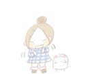 可愛らしいホワンとしたイラスト書きます ゆるキャライラストやイラスト名刺作成させていただきます イメージ4