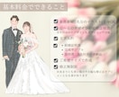 おしゃれで温かい似顔絵結婚証明書、お描きします ゲストとつくる、インテリアにもピッタリな似顔絵結婚証明書♩ イメージ6