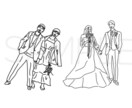 幸せを残す記念似顔絵・線画イラスト描きます データお渡し、プレゼントや印刷したり、待ち受けにしても◎ イメージ5