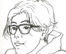 写真から~なんとなく似顔絵~を描きます 商用利用OK 名刺・チラシ またはプレゼント等にご活用下さい イメージ4