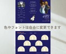 結婚式/三つ折りのプロフィールブックを作成できます スマホ1台でできる◎ Canvaで簡単にこだわりの一冊を イメージ3