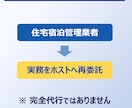 再委託型の住宅宿泊管理業を3ヶ月間請け負います 【最短即日契約】住宅宿泊管理契約を月1000円で請け負います イメージ5