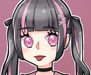 かわいいアニメ調のSNSアイコンをお描きします 商用利用OK！あなたのSNSを魅力的に♪ イメージ2