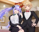 キャラデザ、立ち絵、三面図、何でも受け付けてます 納期絶対厳守！ハイクオリティなイラストお届け致します イメージ10