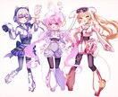VTuber1枚絵、オリキャラアイコンなど描きます 厚塗りでSNSで使えるアイコンを作成します！ イメージ7