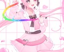 イラストをお描きします 絵描き歴4年、キラキラなイラストお描きします！ イメージ2