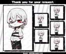 超差分特化！もちもちミニキャライラスト描きます psd形式で組み合わせ自由！しかもかわいい！ イメージ5