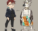人外などのSNSで使える絵を描きます オリジナルのみ。キャラの擬獣化など受け付けております！ イメージ3
