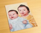 ぬくもりある肖像画をデジタルでお描きします デジタル納品 ＋印刷・額装・日用品グッズもご用意しております イメージ3