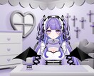 Vtuberキャラデザ~モデリング全て制作します キャラデザ・イラストのみ、配信画面、三面図等のご依頼も可能。 イメージ9