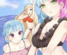 厚塗りのイラスト依頼承ります 誕生日プレゼントや挿絵、プレゼント企画などにも…! イメージ1
