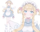 全工程！リッチな揺れのVTuberモデル制作します キャラデザ〜モデリングまで一括制作 イメージ3
