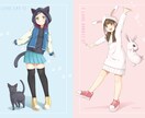 グッズやアイコンなどかわいいイラストをご提供します SNSアイコンやブログ内のイラスト、グッズイラストなど! イメージ5
