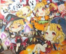 東方のイラスト原画を作成します 世界で1つだけ！ぷにかわなキャラをお届けします！ イメージ3