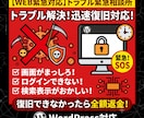 WP緊急復旧！ハッキング・改ざんトラブル解決します 復旧できなかった場合は【全額返金】いたします。 イメージ1