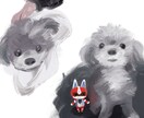 ペットの写真をそのままイラストにします あなたのうちの子をふわっと油絵風の可愛いイラストに！ イメージ8