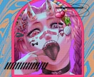 商用利用可！パッと目を引くイラスト描きます かわいい、かっこいいだけじゃない！雰囲気を魅力的に！ イメージ2