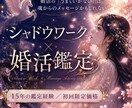 婚活xシャドウワーク鑑定！本当の縁を引き寄せます 婚活の「うまくいかない」は、魂からのメッセージかもしれない イメージ1