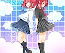 商用利用OK✿Vtuber・キャライラスト描きます サムネイル・歌ってみた用一枚絵などに！ イメージ2