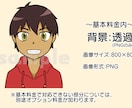 SNSアイコン/イラスト描きます シンプルで使いやすい人物イラスト。4つの絵柄から選べます！ イメージ4