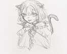 ラフだからこそ可愛い！イラスト制作します らくがき以上、本気未満。かわいいをぎゅっと。 イメージ1